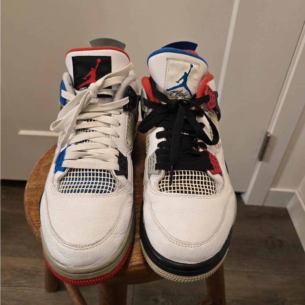 Air Jordan Retro 4 SE What The 4 Sneakers. Great condition!! - Picture 5 of 10